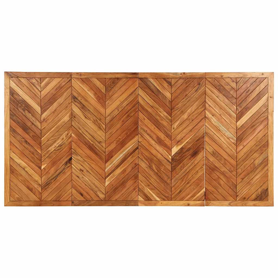 Eettafel 200x100x75 cm massief acaciahout