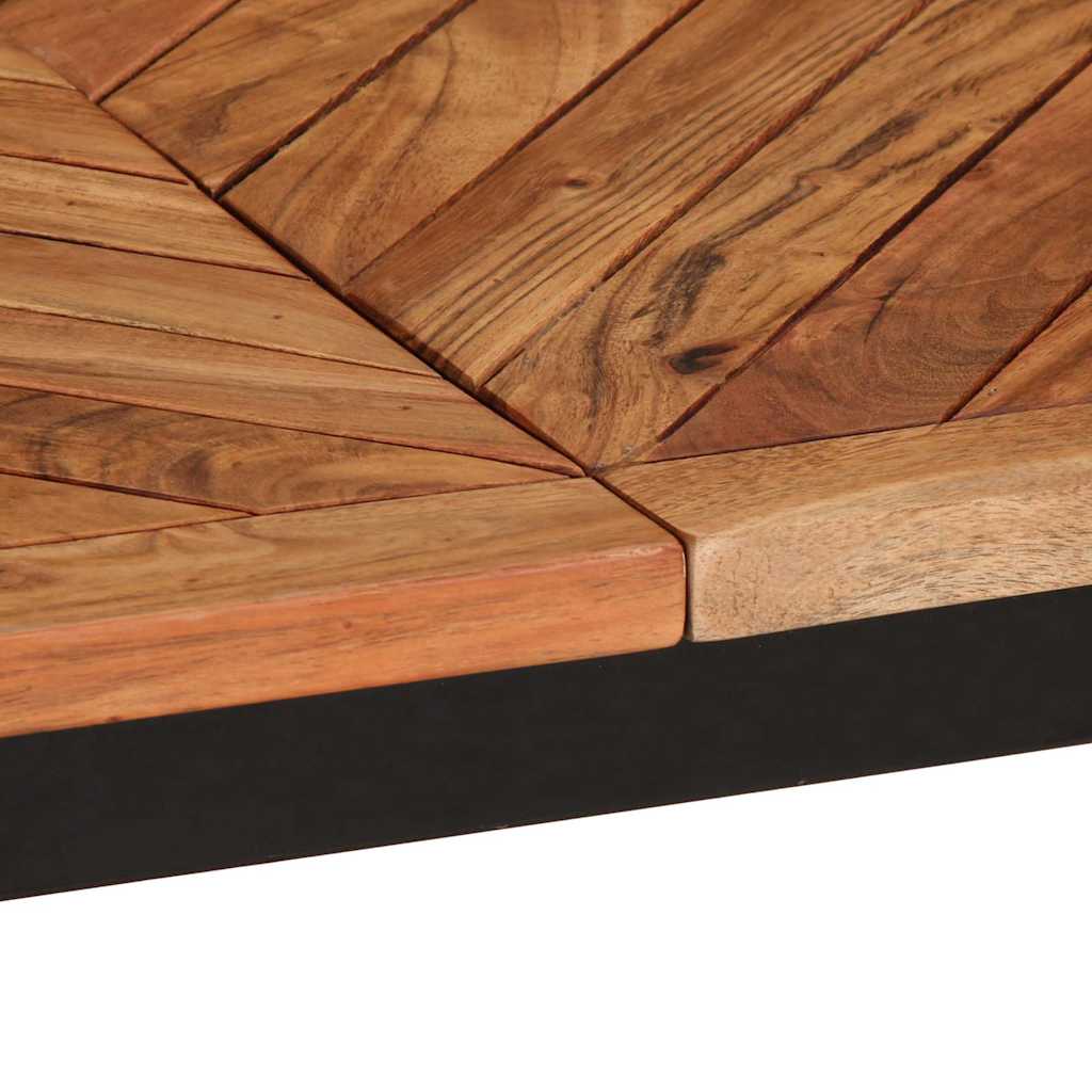 Eettafel 200x100x75 cm massief acaciahout