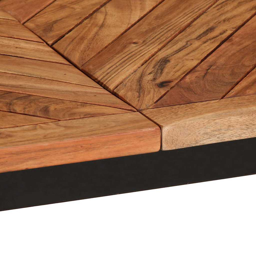Eettafel 200x100x75 cm massief acaciahout
