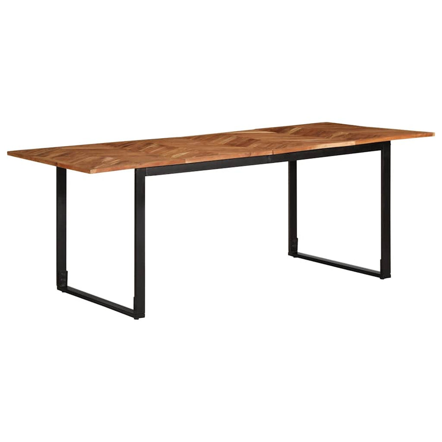Eettafel 200x100x75 cm massief acaciahout
