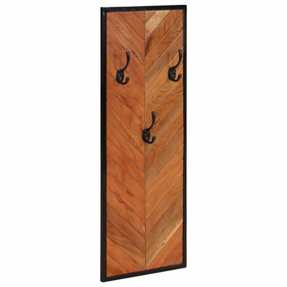 Kapstokken 2 st 35x1x90 cm massief acaciahout
