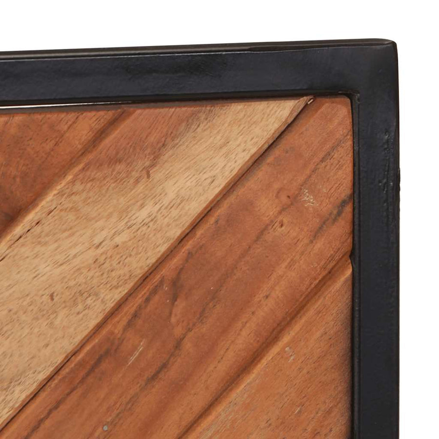 Kapstokken 2 st 35x1x90 cm massief acaciahout