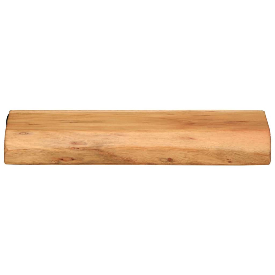 Wandschappen 2 st 30x20x3,5 cm massief acaciahout