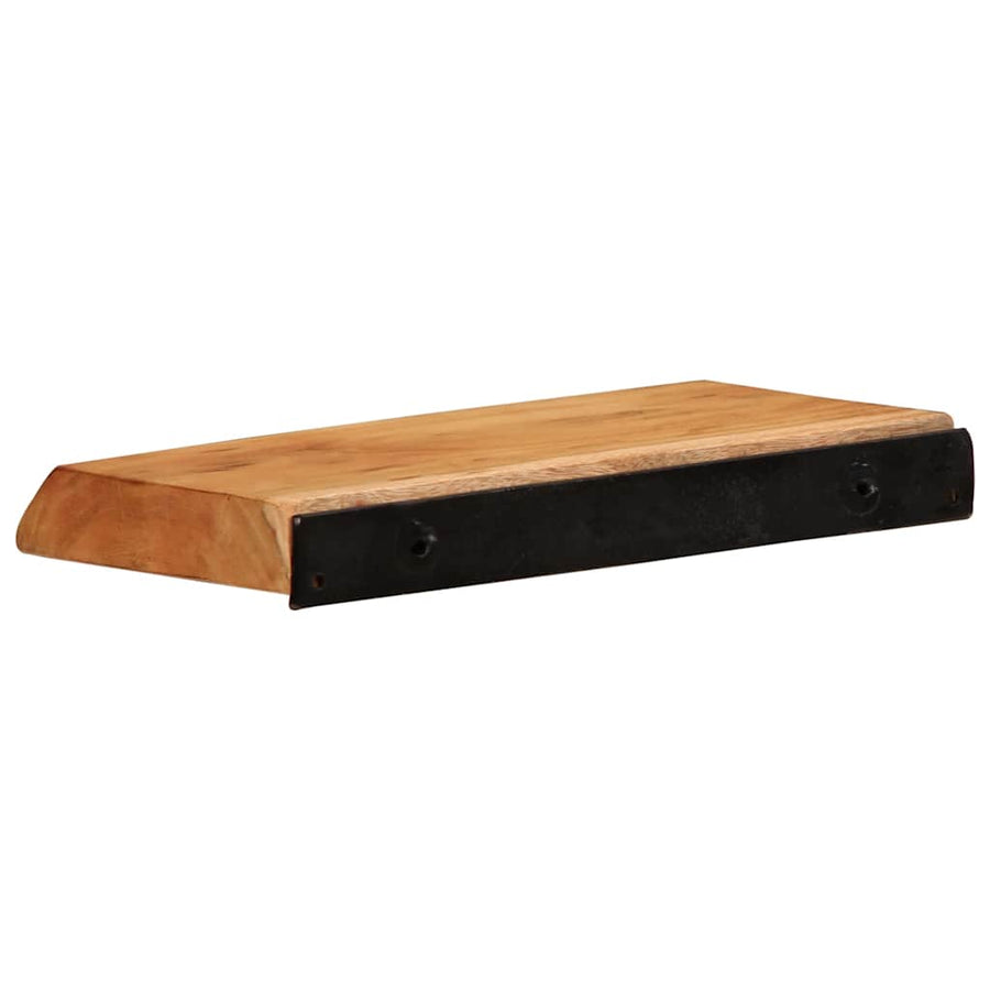 Wandschappen 2 st 30x20x3,5 cm massief acaciahout