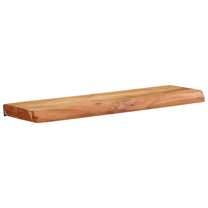 Wandschappen 2 st 60x20x3,5 cm massief acaciahout