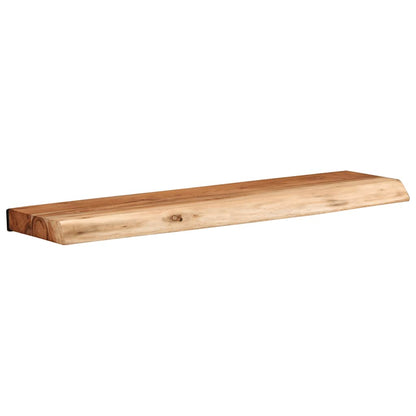 Wandschappen 2 st 60x20x3,5 cm massief acaciahout