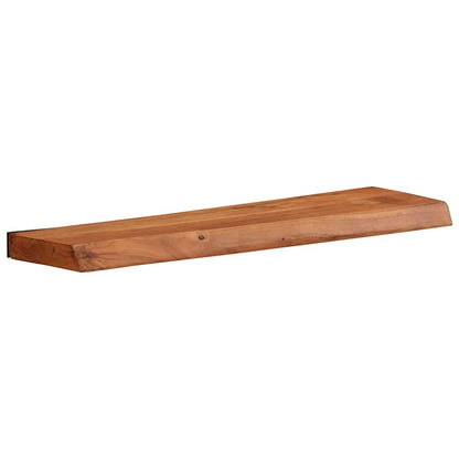 Wandschappen 2 st 60x20x3,5 cm massief acaciahout