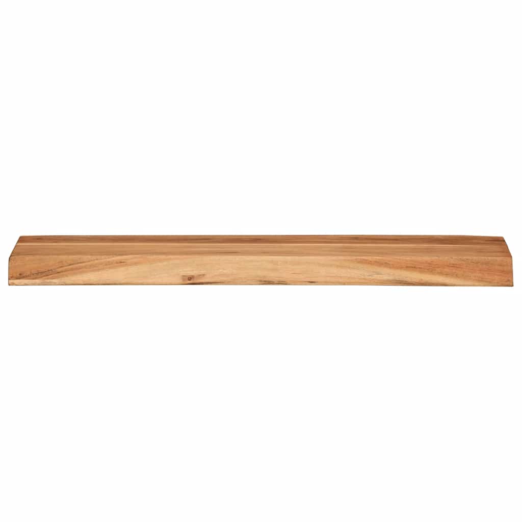 Wandschappen 2 st 60x20x3,5 cm massief acaciahout