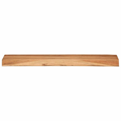 Wandschappen 2 st 60x20x3,5 cm massief acaciahout