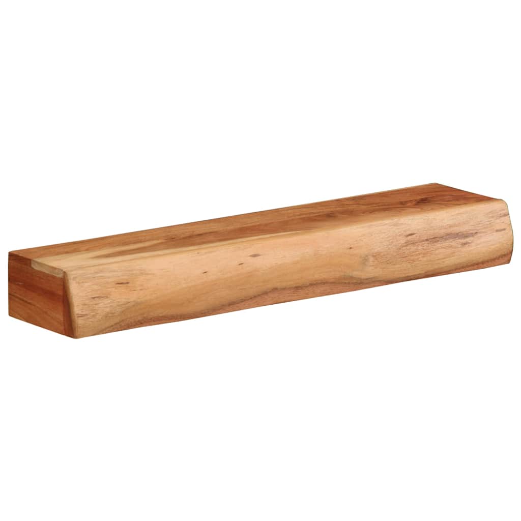 Wandschappen 2 st 60x17x8 cm massief acaciahout