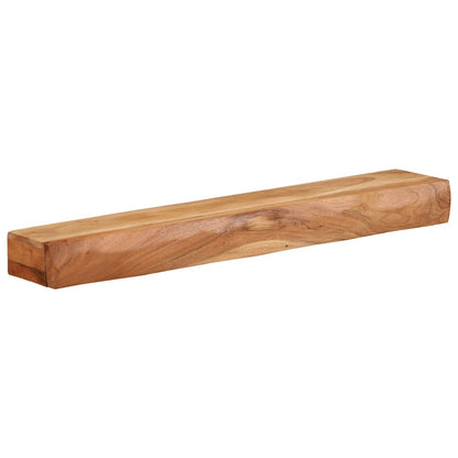 Wandschappen 2 st 80x17x8 cm massief acaciahout