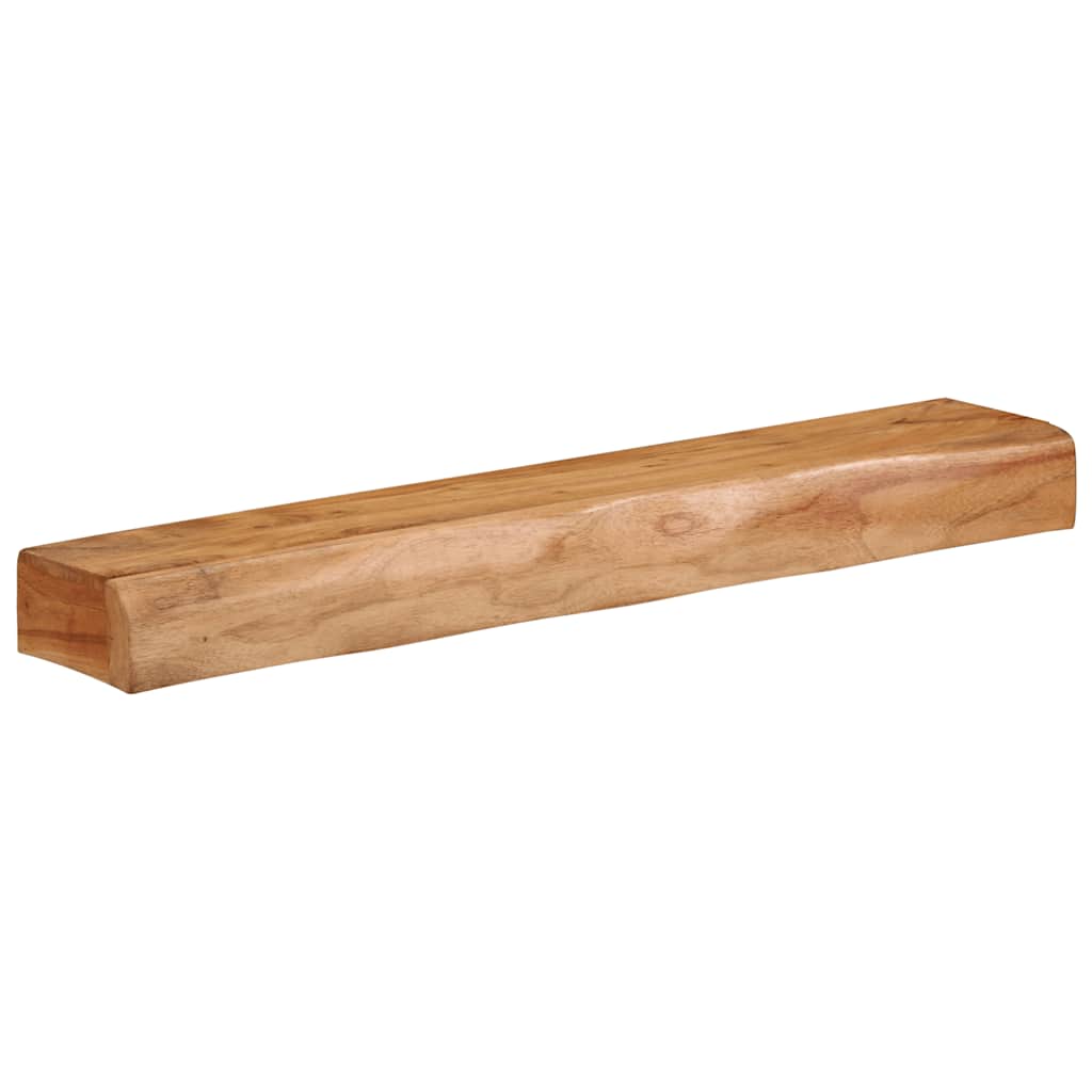 Wandschappen 2 st 80x17x8 cm massief acaciahout