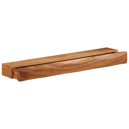 Wandschappen 2 st 80x17x8 cm massief acaciahout