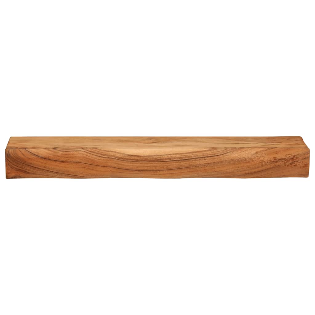 Wandschappen 2 st 80x17x8 cm massief acaciahout
