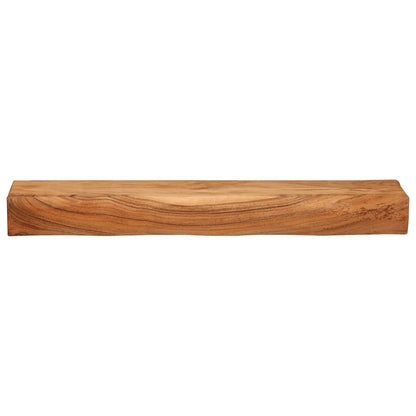 Wandschappen 2 st 80x17x8 cm massief acaciahout