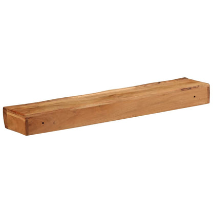 Wandschappen 2 st 80x17x8 cm massief acaciahout
