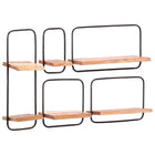 Wandplanken 5 stuks massief acaciahout