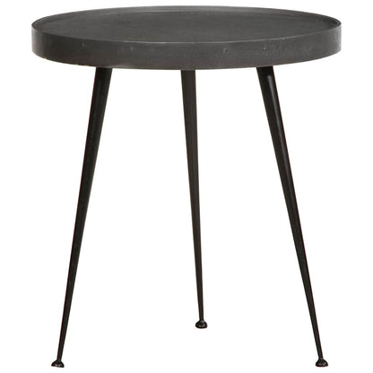 Salontafel 2 stuks Zwart bewerkt hout