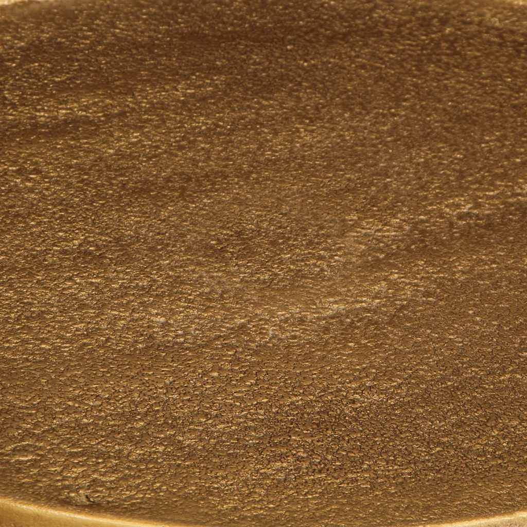 Salontafel 2 stuks Gouden bewerkt hout