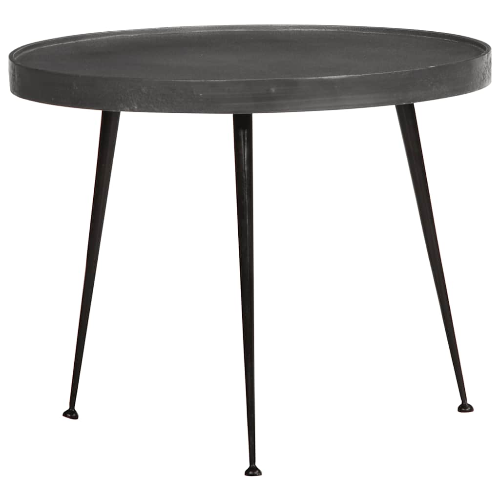 Salontafel 3 stuks Zwart bewerkt hout