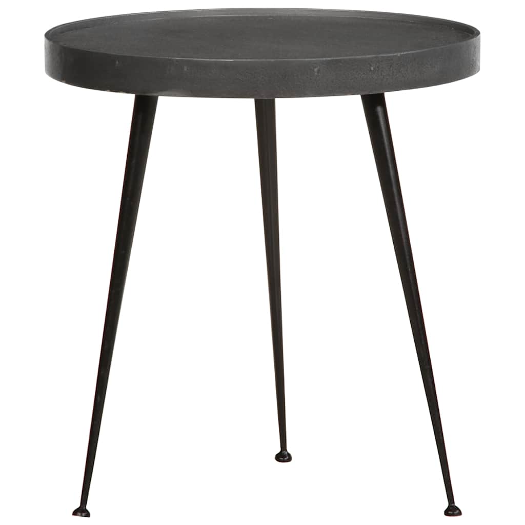 Salontafel 3 stuks Zwart bewerkt hout