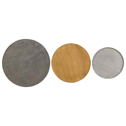Salontafel 3 stuks Multicolor Engineered Wood