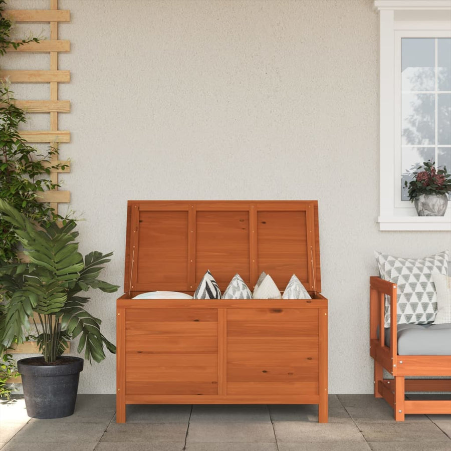 Tuinbox 99x49,5x58,5 cm massief vurenhout 100 x 50 x 58 cm natual