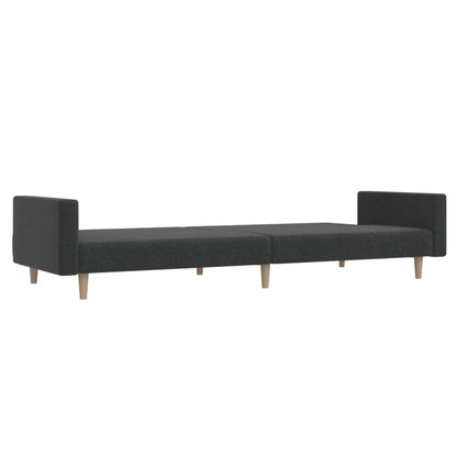 Slaapbank 2-Zits Stof Donkergrijs