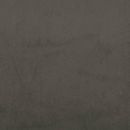 Slaapbank 2-Zits Fluweel Donkergrijs