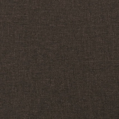 Slaapbank 2-Zits Met 2 Kussens Stof Donkerbruin