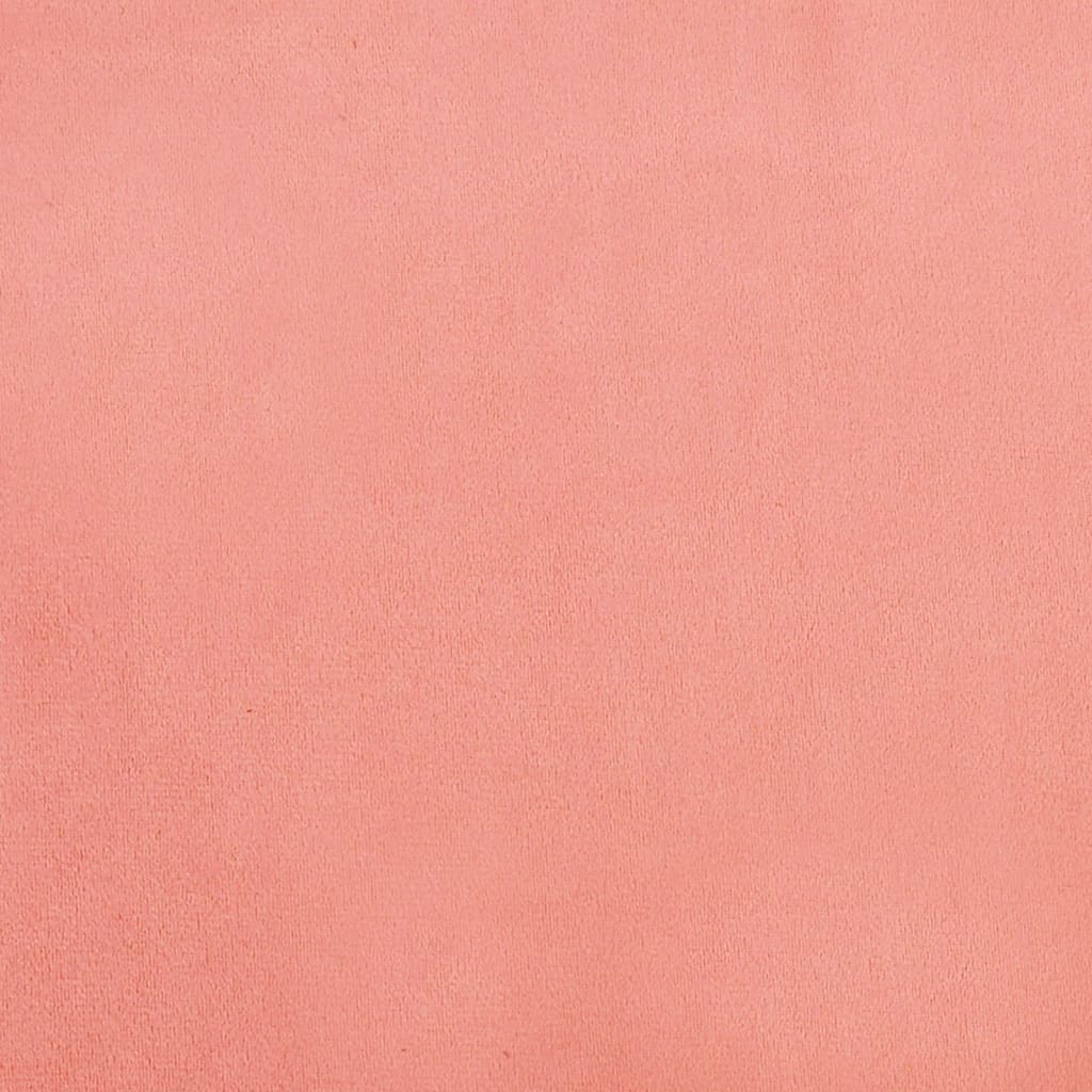 Slaapbank 2-Zits Fluweel Roze