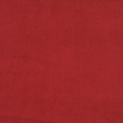 Slaapbank 2-Zits Fluweel Wijnrood