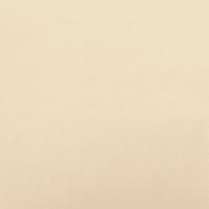 Slaapbank 2-zits fluweel crèmekleurig