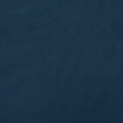 Slaapbank 2-Zits Fluweel Blauw Met armleuning