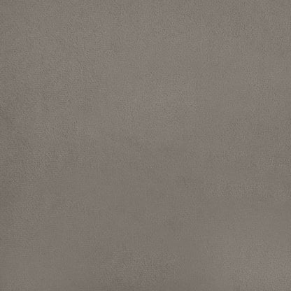 Slaapbank 2-zits fluweel lichtgrijs Lichtgrijs