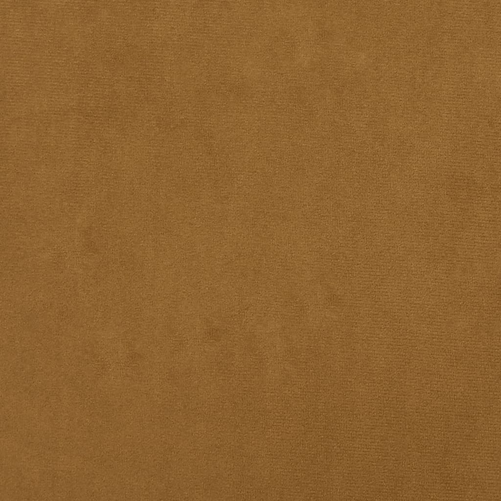 Slaapbank 2-Zits Fluweel Bruin
