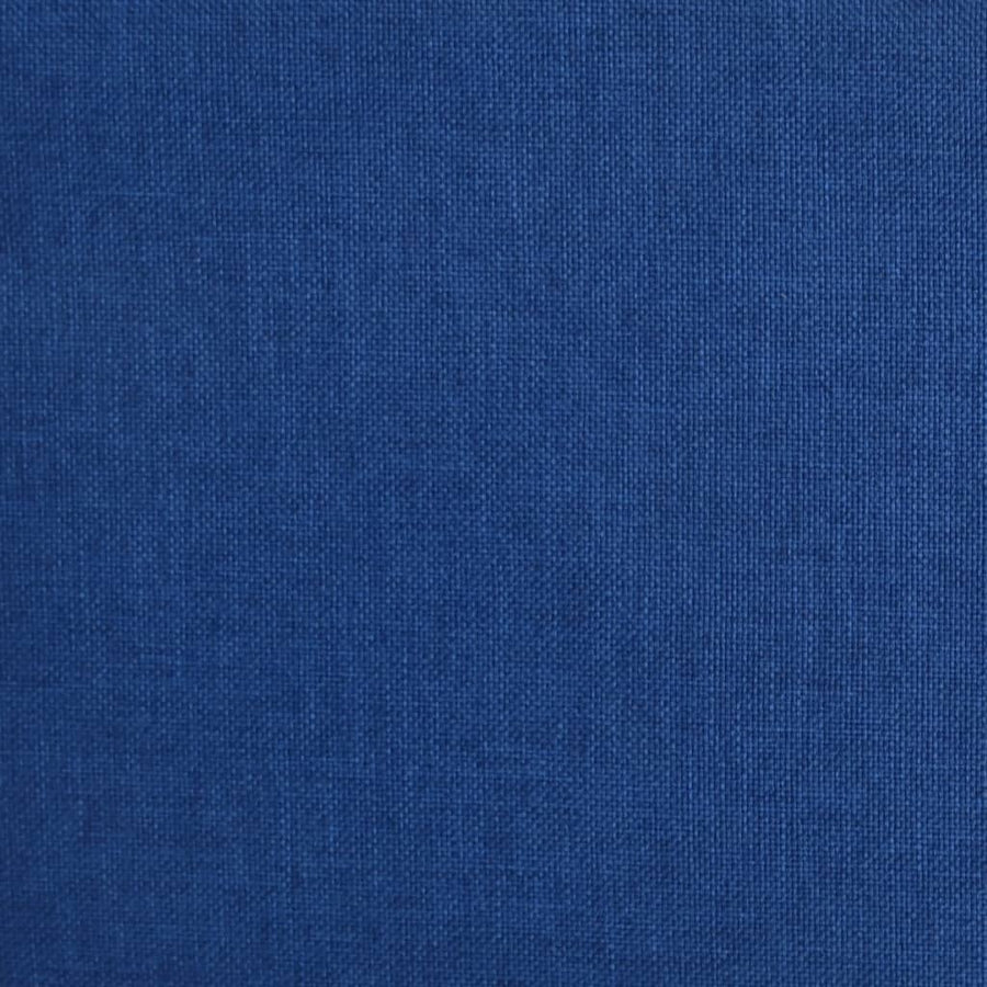 Slaapbank 2-Zits Met 2 Kussens Stof Blauw Met armleuning