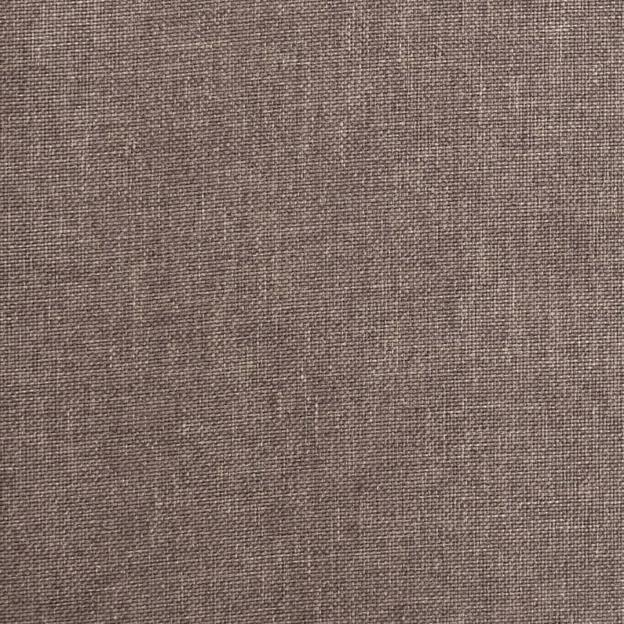 Slaapbank 2-zits met 2 kussens stof taupe Taupe