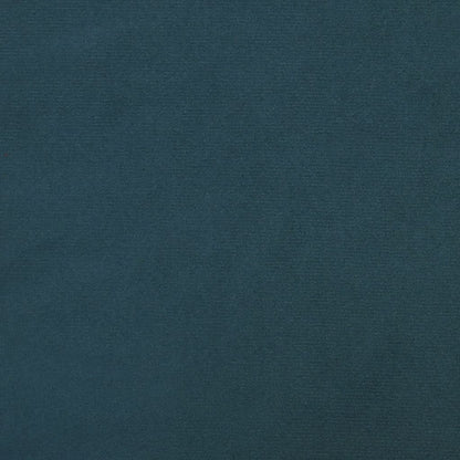 Slaapbank 2-Zits Met 2 Kussens Fluweel Blauw Zonder armleuning
