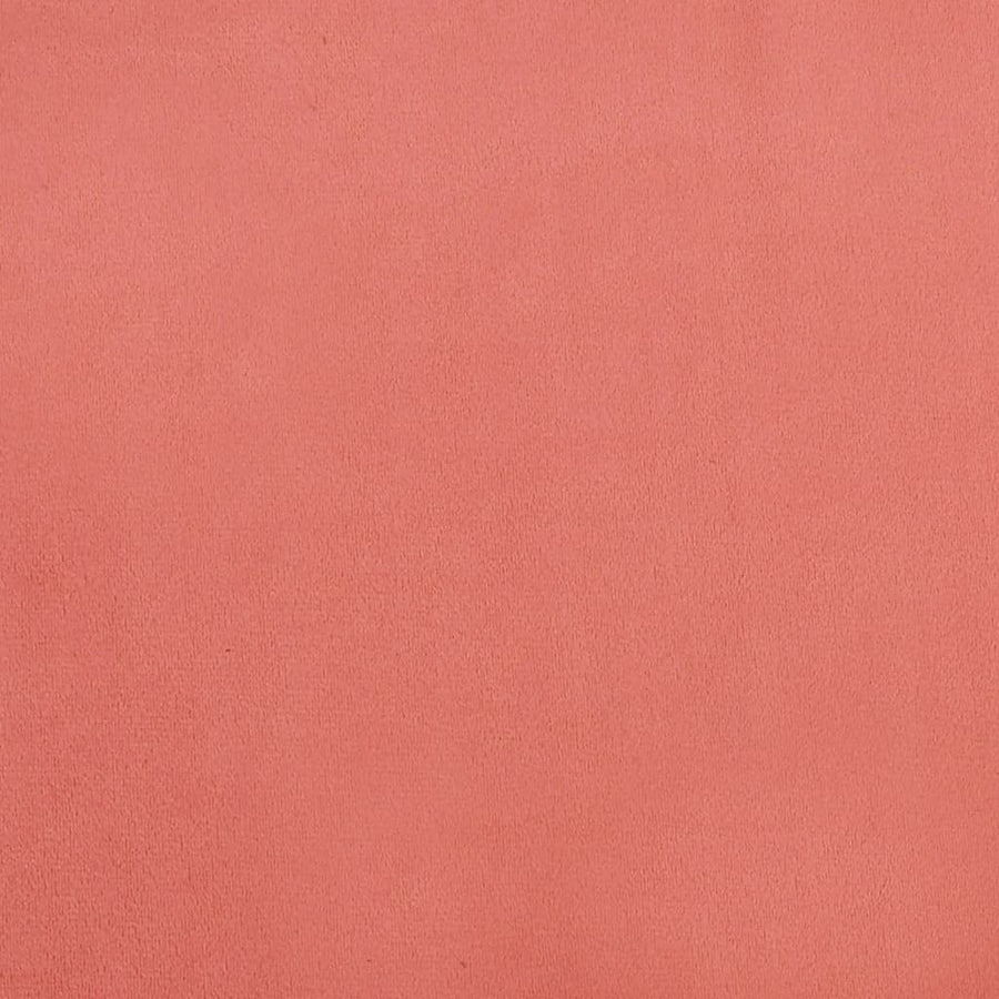 Slaapbank 2-Zits Met 2 Kussens Fluweel Roze Zonder armleuning
