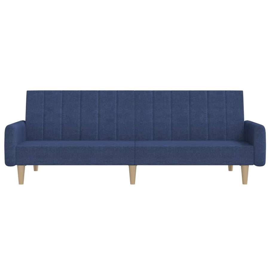 Slaapbank 2-Zits Stof Blauw