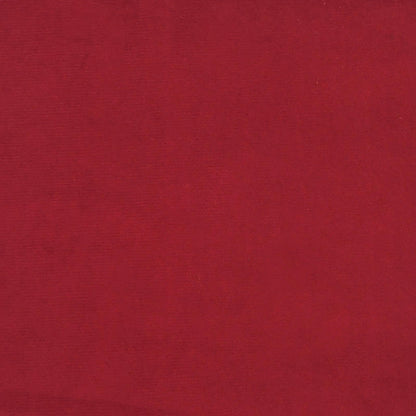 Slaapbank 2-zits fluweel wijnrood