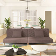 Slaapbank 2-zits 200x100 cm taupe