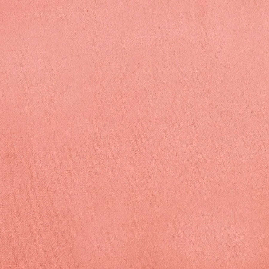 Slaapbank 2-Zits Met 2 Kussens Fluweel Roze Met armleuning