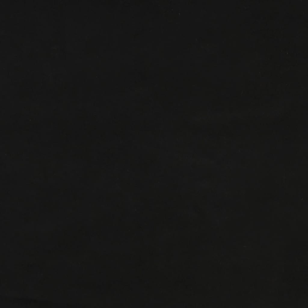 Slaapbank 2-Zits Fluweel Zwart Zonder armleuning