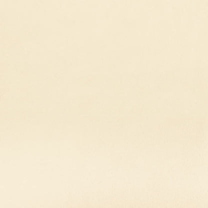 Slaapbank 2-Zits Fluweel Kleurig Crème Zonder armleuning