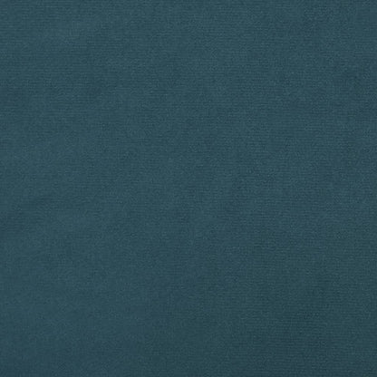 Slaapbank 2-Zits Fluweel Blauw Met armleuning