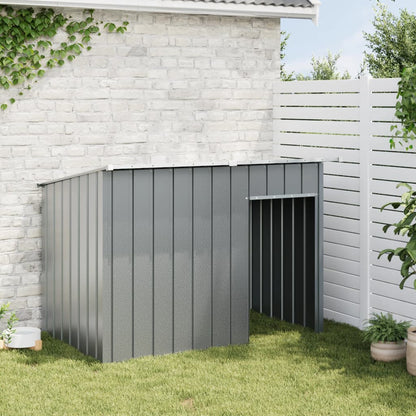 Hondenhok Met Dak 153X91X110 Cm Staal Antracietkleurig