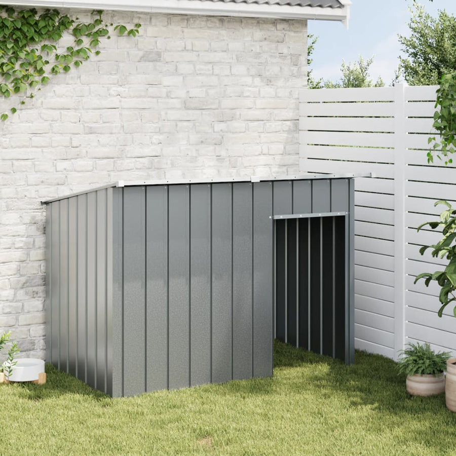 Hondenhok Met Dak 153X91X110 Cm Staal Antracietkleurig