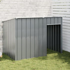 Hondenhok 153x91x110 cm staal antraciet